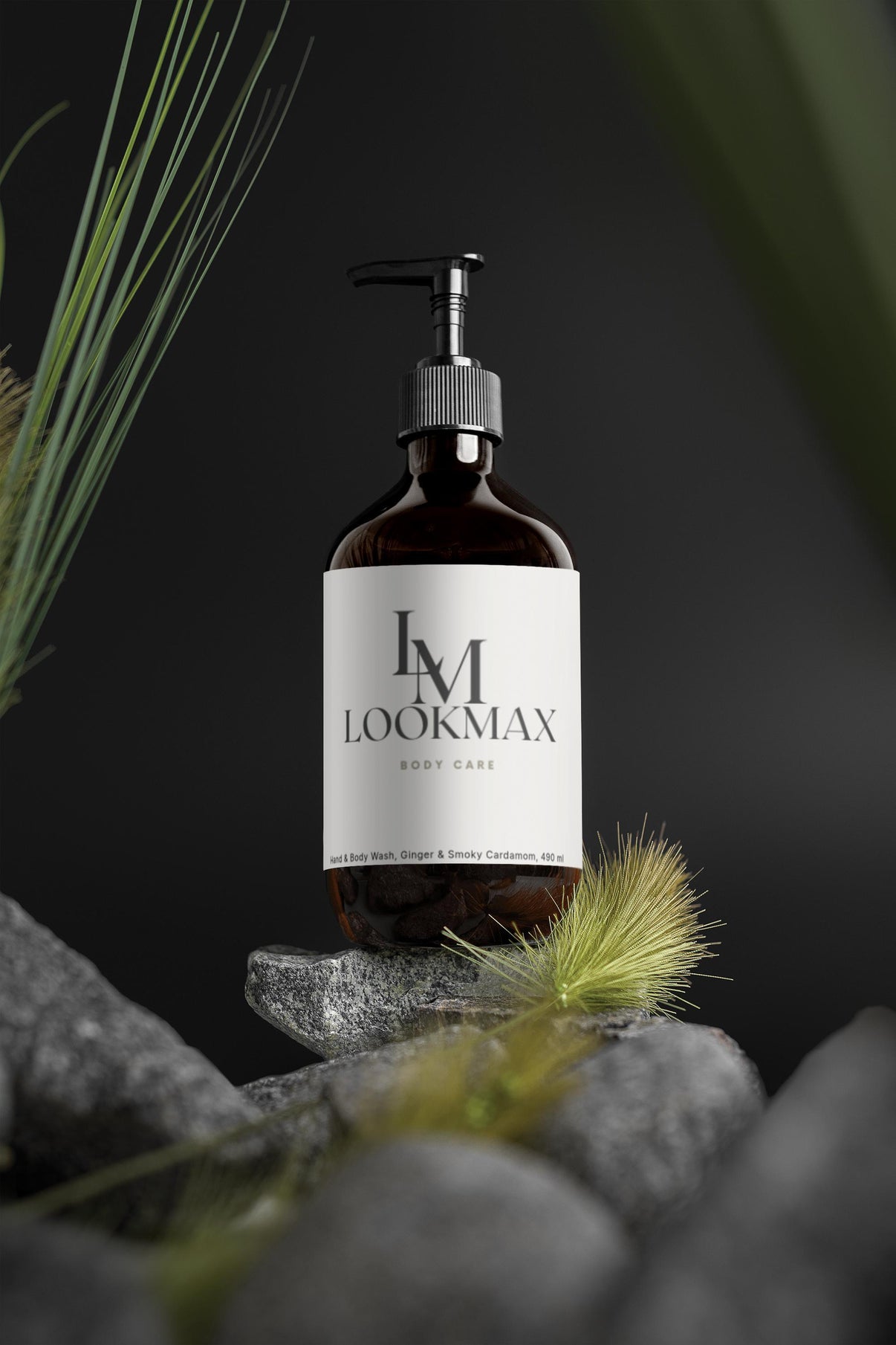 Hand & Body Wash, Ginger & Smoky Cardamom, 490 ml - LOOKMAX 